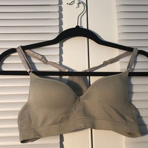 LILY PINK SEAMLESS BRA GRAY BRAND NEW